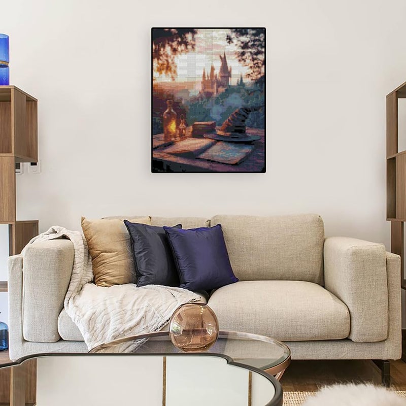 Paintcolor أطقم التطريز المتقاطع المطبوع - أطقم التطريز المتقاطع المحسوبة للمبتدئين والبالغين أنماط كرتونية التطريز المتقاطع أبعاد أطقم الفنون والحرف اليدوية - Image 4